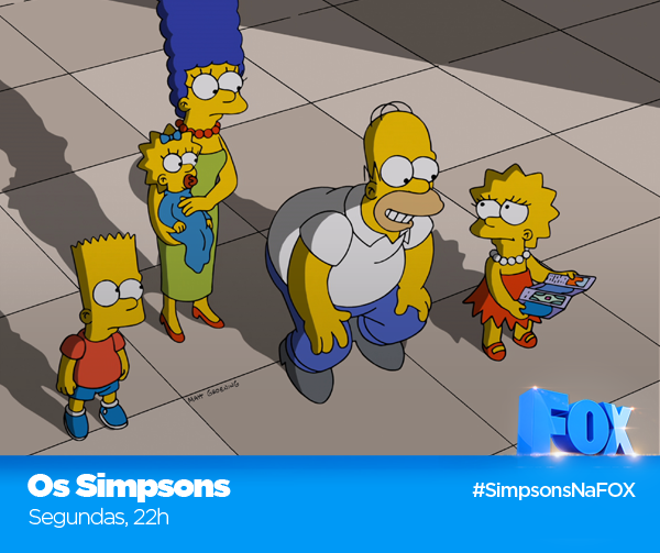 TV: Fato inédito em desenhos, "Os Simpsons" terá transmissão ao vivo neste domingo