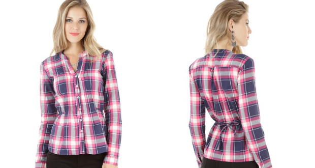 Camisa Xadrez Flanelada Com Lenço Festa Junina P - Dupari