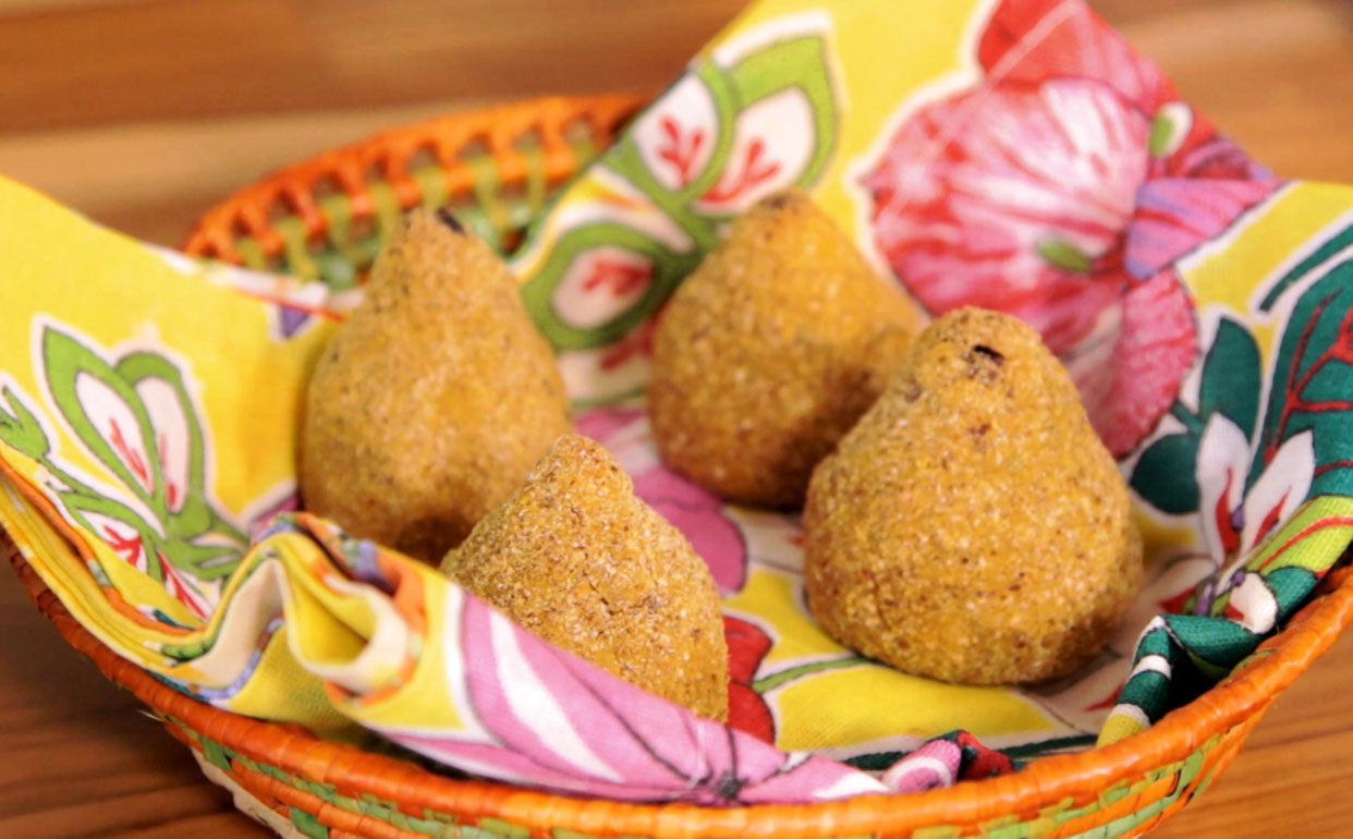 Coxinha de batata-doce