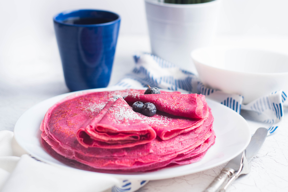 Panqueca proteica de açaí