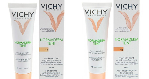 Base fluída NormadermTteint FPS 20, da Vichy