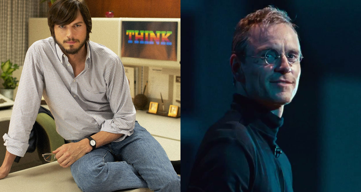 Jobs (2013) + Steve Jobs (2015)