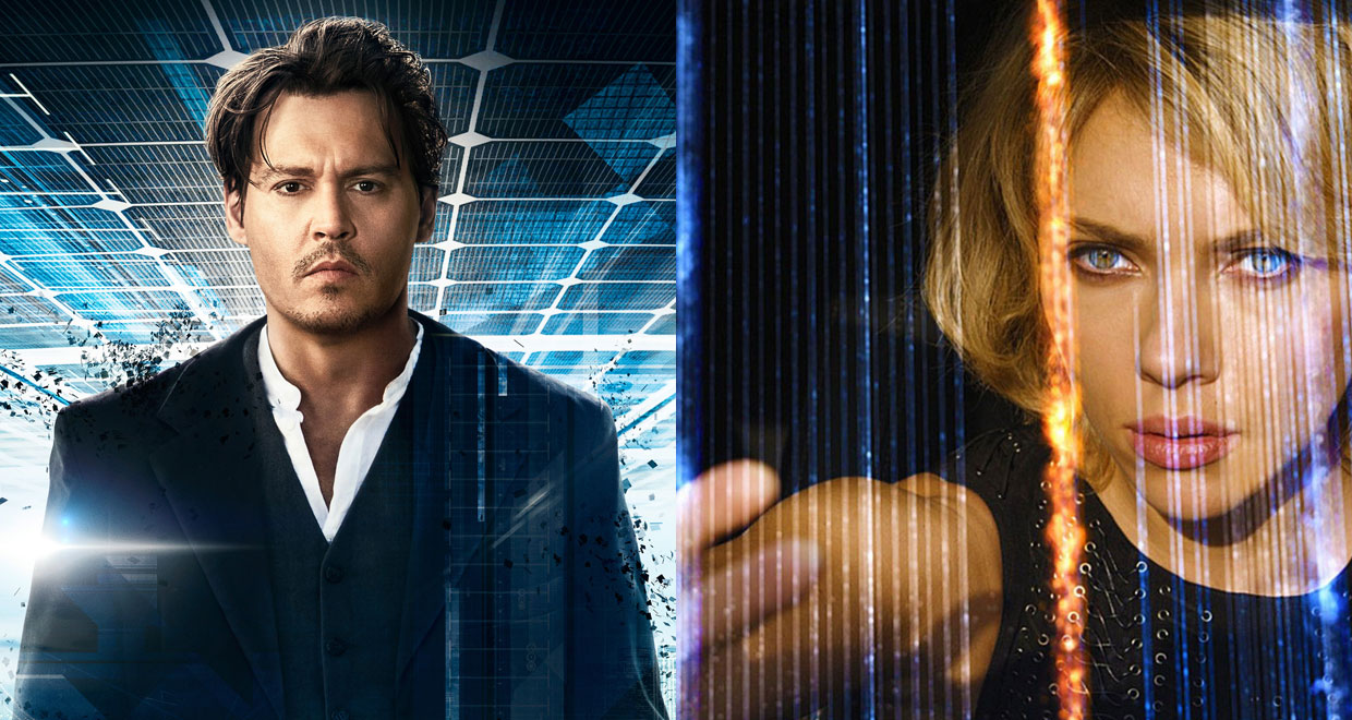 Transcendence (2014) + Lucy (2014)