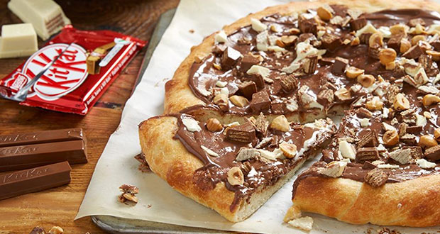 Pizza de Kit Kat