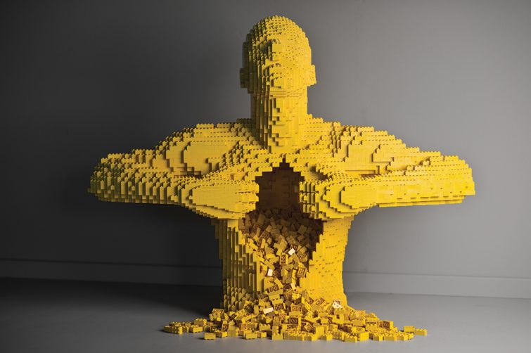 Arte: Exposição de Lego na Oca