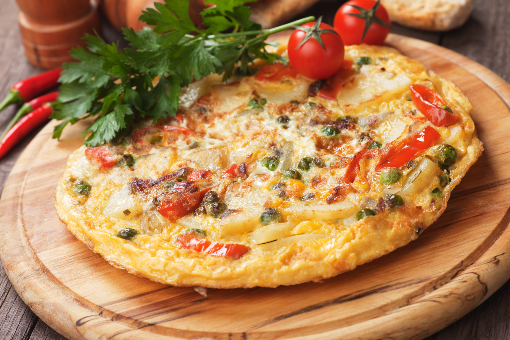 OMELETE VEGETARIANO