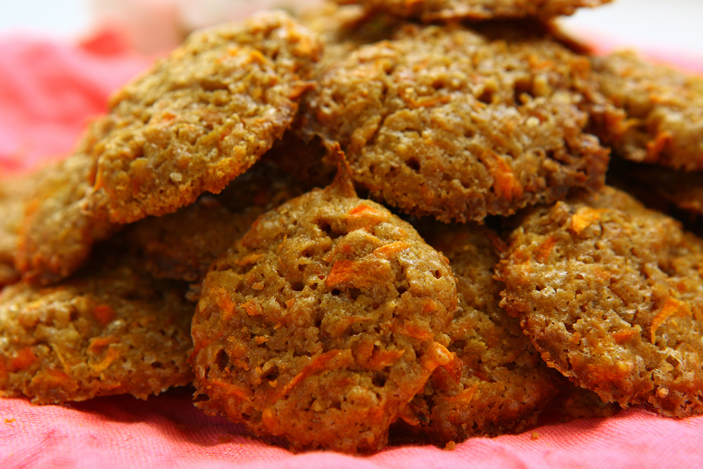 Biscoitinhos Crocantes de Cenoura