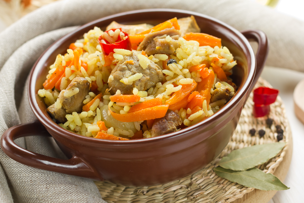 Ensopadinho de Arroz Integral Carne e Legumes