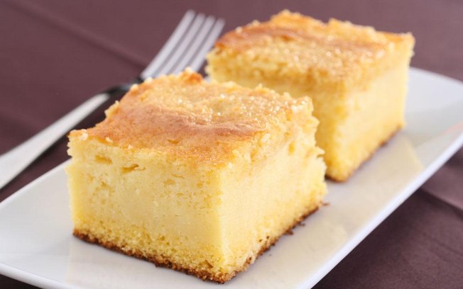 Bolo de Fubá Cremoso