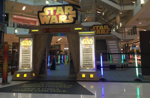 Compras: Parque Star Wars Experience no Shopping ABC