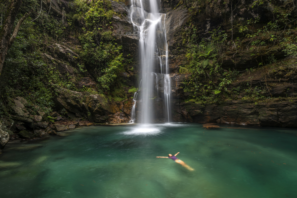 Cachoeira Santa Bárbara, Chapada dos Veadeiros