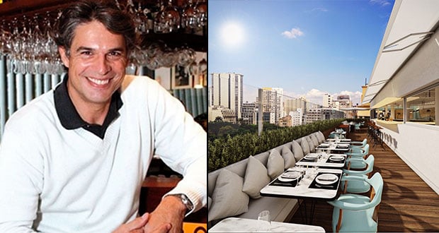 Restaurantes: Olivier Anquier inaugura restaurante no topo de edifício na República