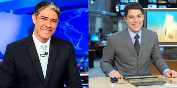 Será? William Bonner pode ser substituído por Evaristo Costa no Jornal Nacional