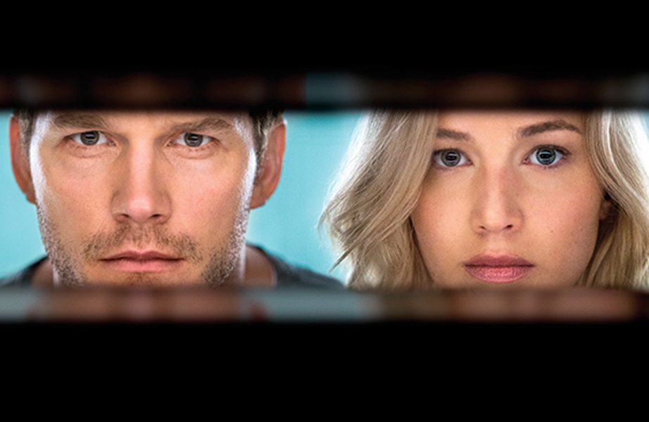 Cinema: Primeiro pôster de "Passengers", com Jennifer Lawrence e Chris Pratt, é divulgado